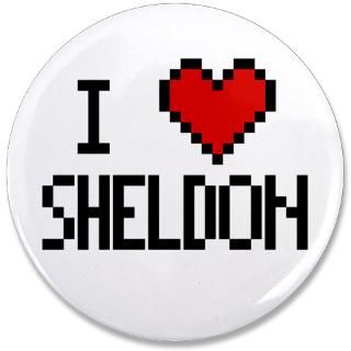 BIG BANG Gifts  BIG BANG Buttons  I Love Sheldon 3.5 Button