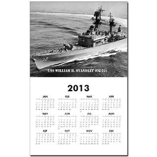 USS WILLIAM H. STANDLEY (CG 32) Calendar Print