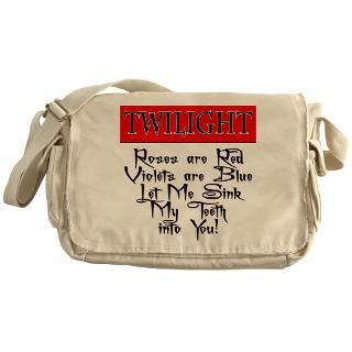Twilight T Shirts Messenger Bag for $37.50