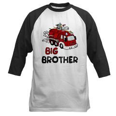 Firefighter Big Brother T Shirt by bikkisisters