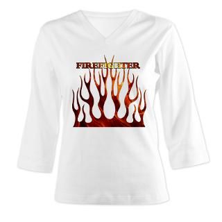 Firefighter Tribal Flames Performance Dry T Shirt
