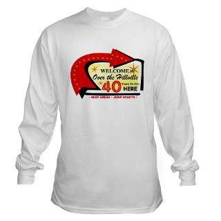 Over the Hillville 40 Long Sleeve T Shirt by pinkinkart