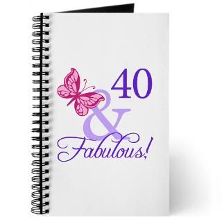 40 And Fabulous Journal for $12.50