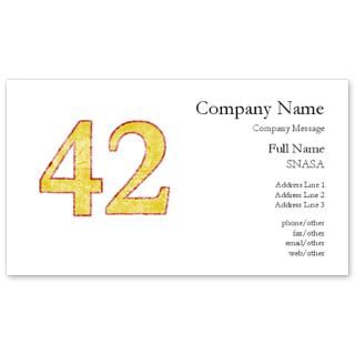 42 Business Cards for $0.19