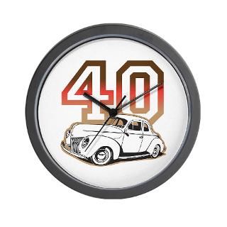40 Ford Red/Tan Wall Clock for $18.00