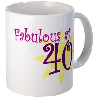 40 And Fabulous Mugs  Buy 40 And Fabulous Coffee Mugs Online