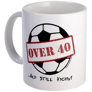 Over 40 Soccer Mug