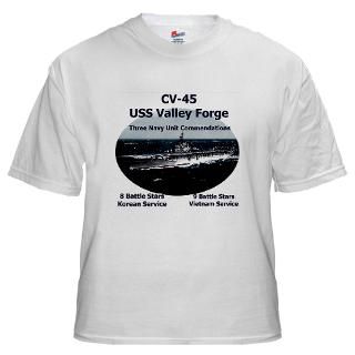 cv 45 uss valley forge t shirt t shirt