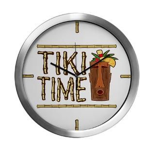 Tiki Time   Modern Clock for $42.50