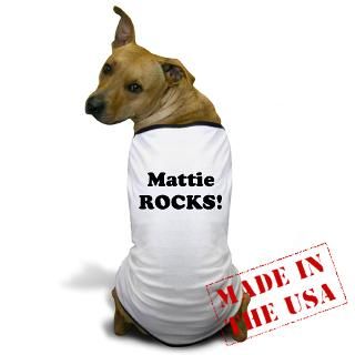 Customized Gifts  Customized Pet Apparel  Mattie Rocks Dog T