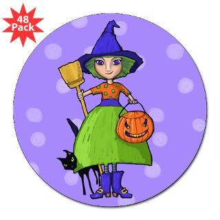 Little Witch purple 3 Lapel Sticker (48 pk) for $30.00