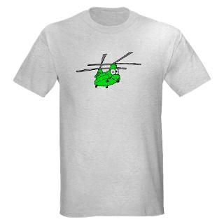 Aviation T shirts  CH 47 Green Light T Shirt