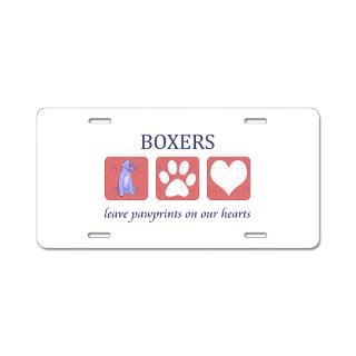 boxer lover gifts aluminum license plate $ 19 49
