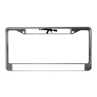 Rifle AK 47 License Plate Frame for $15.00