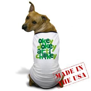 Artichoke Gifts  Artichoke Pet Apparel  Okey Dokey Dog T Shirt