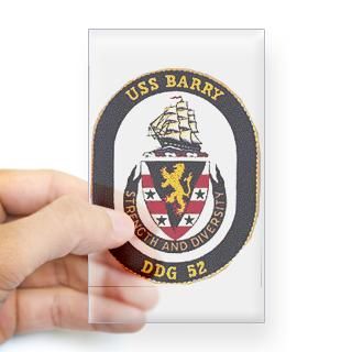 USS Barry DDG 52 Rectangle Decal for $4.25