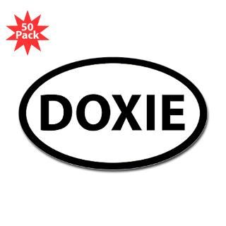DOXIE Oval Sticker (50 pk)