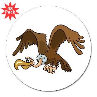  Flying Vulture 3 Lapel Sticker (48 pk