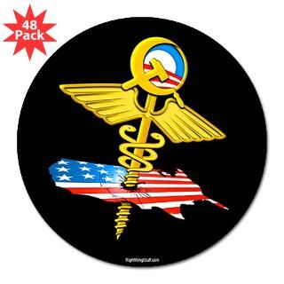 Obama Health Screws USA 3 Lapel Sticker (48 pk)