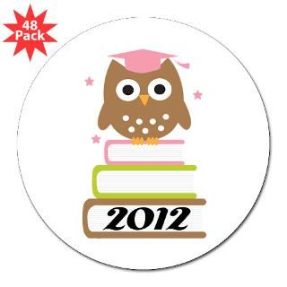 2012 Top Graduation Gifts 3 Lapel Sticker (48 pk