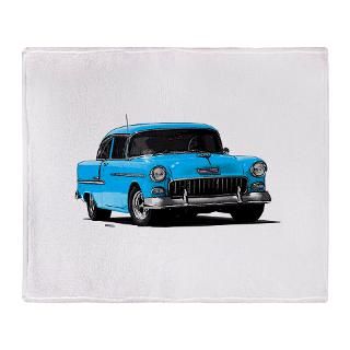 55 Chevy Fleece Blankets  55 Chevy Throw Blankets