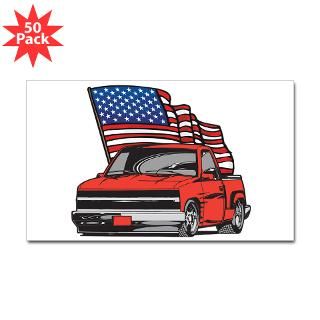 American Truck Rectangle Sticker 50 pk)