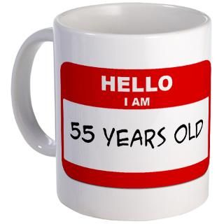 55 Years Old Gifts  55 Years Old Drinkware  I am 55 Years Old