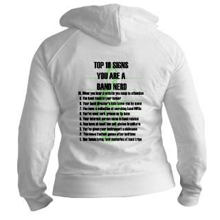 Band Nerd Top 10 Signs Jr. Hoodie  Top 10 Signs Your Are a Band Nerd
