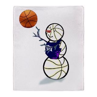 Basketball Snowman Stadium Blanket for $59.50