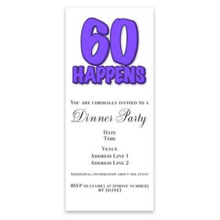 60th birthday, 60 happens Invitations by Admin_CP49581  506857507