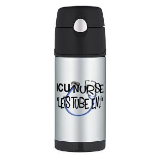 Icu Gifts  Icu Drinkware  ICU Nurse Thermos Bottle (12 oz)