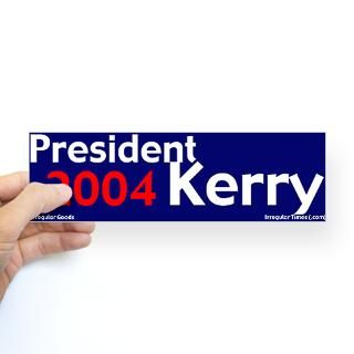 president kerry 2004 bumper sticker $ 4 65