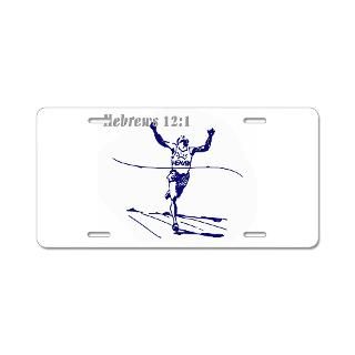 patient runner aluminum license plate $ 16 63