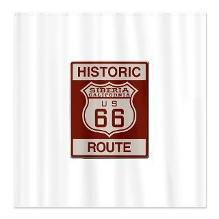 Route 66 Shower Curtains  Custom Themed Route 66 Bath Curtains