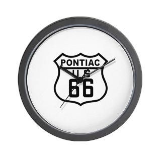 Pontiac Route 66 Wall Clock for $18.00