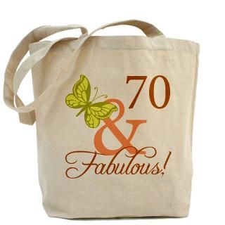 70 Gifts  70 Bags  70 & Fabulous (Autumn) Tote Bag