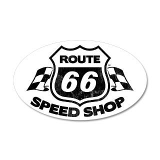 Route 66 Speed Shop Wall Decal