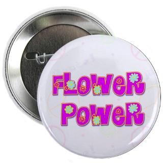 70S Gifts  70S Buttons  Flower Power Button