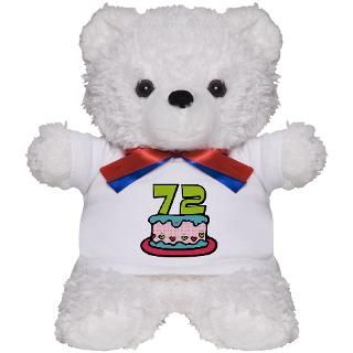 72 Gifts  72 Teddy Bears  72 Year Old Birthday Cake Teddy Bear