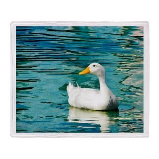 White Pekin Duck Photo Stadium Blanket for $74.50