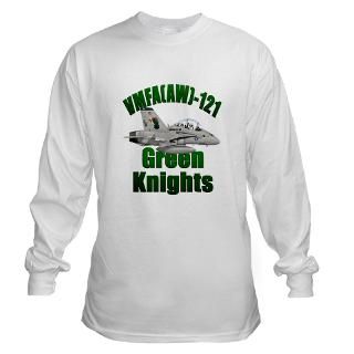 VMFA(AW) 121 Green Knights Long Sleeve T Shirt