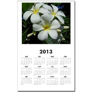 yellow center plumeria calendar print $ 5 79