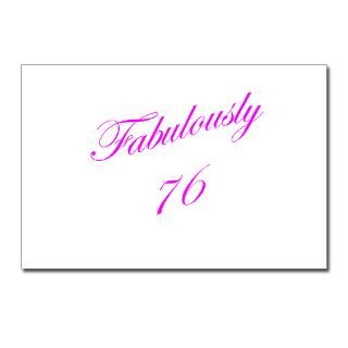 Fabulously 76 Postcards (Package of 8) for $9.50