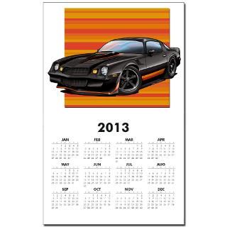 78 81 Camaro Black Calendar Print for $10.00