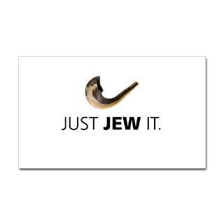 Just Jew It Oval Sticker (10 pk)