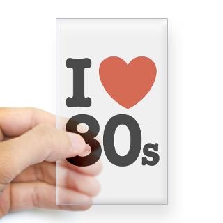 Love 80s Rectangle Decal for $4.25