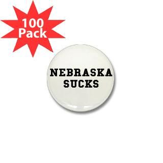 Nebraska Sucks Mini Button (100 pack)