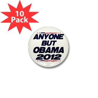 obama 3 5 button $ 4 49 anyone but obama mini button 100 pack $ 82 99