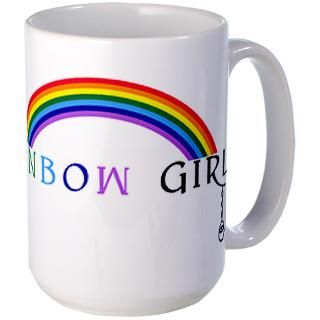 Rainbow Girl Large Mug