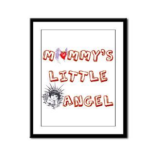 mommy s little angel framed panel print $ 82 98